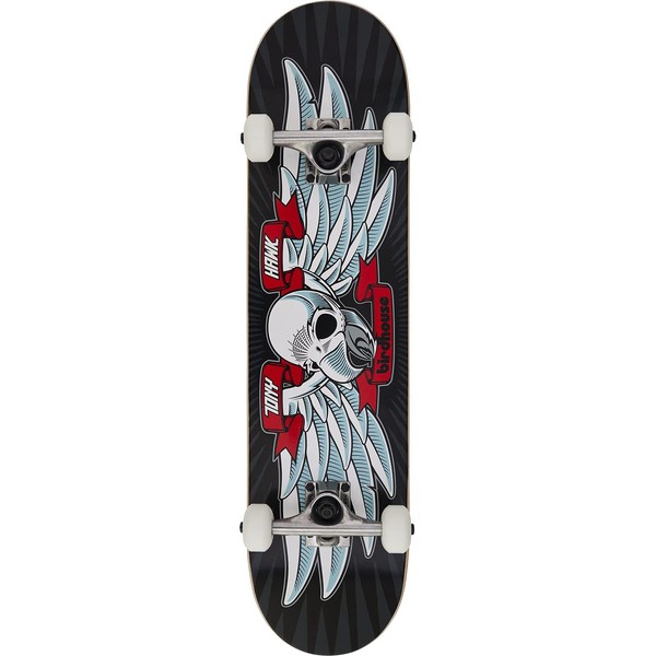 Birdhouse Skateboards Hawk Flying Falcon Black Mid Complete Skateboards -