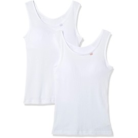 Gallo Junior Tank Top Bra, Molded Cup, 2-Piece Set, Absorbent, Quick-Drying, White, Girls, white