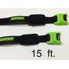 BLOCKSURF Block 15' Tie Down Straps - Black/Green