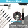 YUENTOEN 6Pcs Phillips Magnetic Screwdriver Bit Set, S2 Steel Anti-Slip