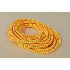 Blacklight Bicolor GloLine Luminescent Roping (Yellow-Orange, 25 Feet)