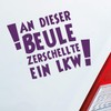 Hellweg Druckerei Car Sticker for Rear Window with German Text
