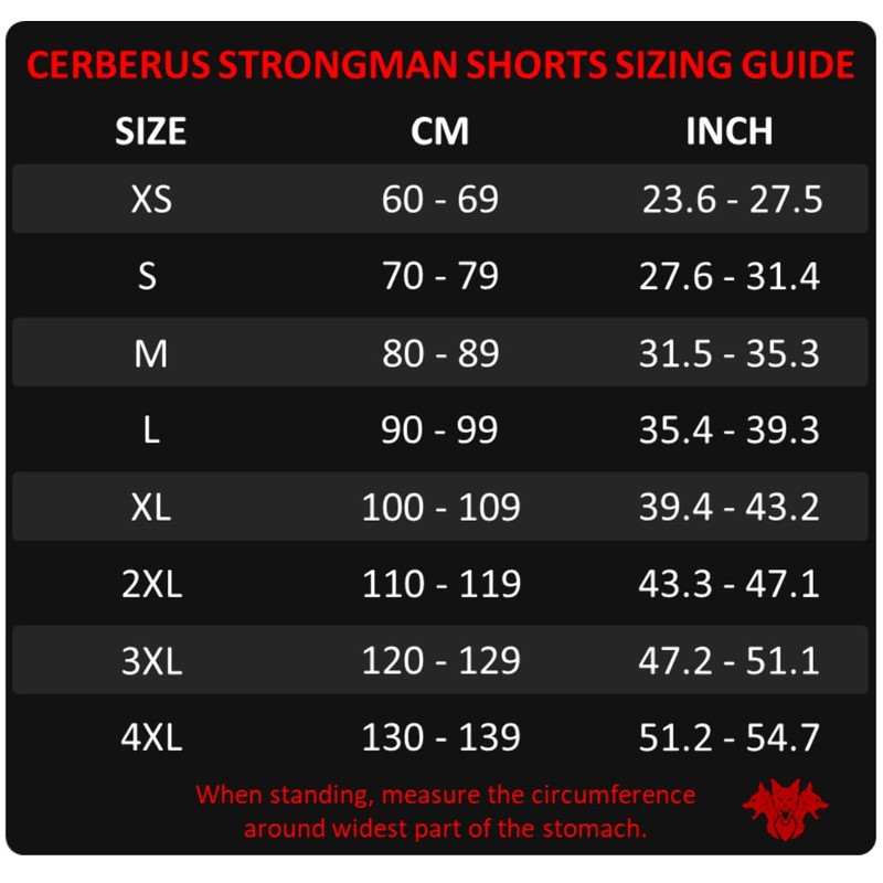 CERBERUS Strength Strongman Grip Shorts (M)