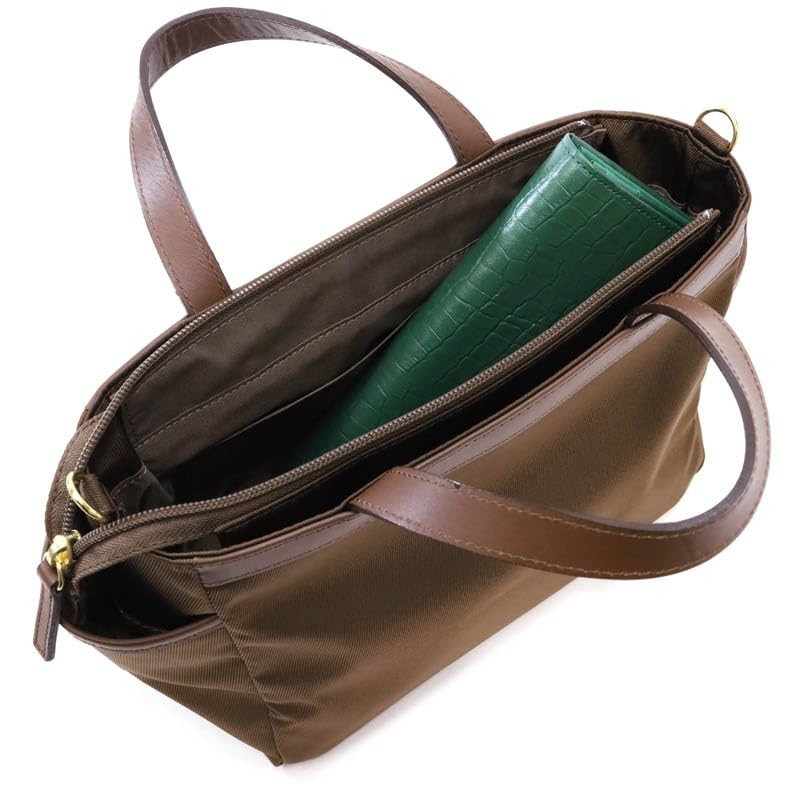 Lanvin Collection 61-6001 2-Way Shoulder Bag, Poche, Braun