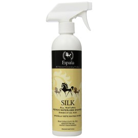 Espana Silk ESP0215E Specially Formulated Silk Protein Waterless Shampoo for Horses, 16.91-Ounce