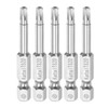 HARFINGTON 5pcs TS20 Magnetic Security Star 5 Point Screwdriver Bit