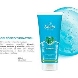 Gel Therapygel Relajante y Refrescante Muscular de 250ml con Menta Piperita y Alcanfor, Hombres