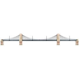 Hornby R8008 00 Gauge Grand Suspension Bridge,1372 x 80 millimeter