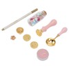 Seal Stamp Kit Replaceable Stamp Patterns Wax Seal Stamp Kit