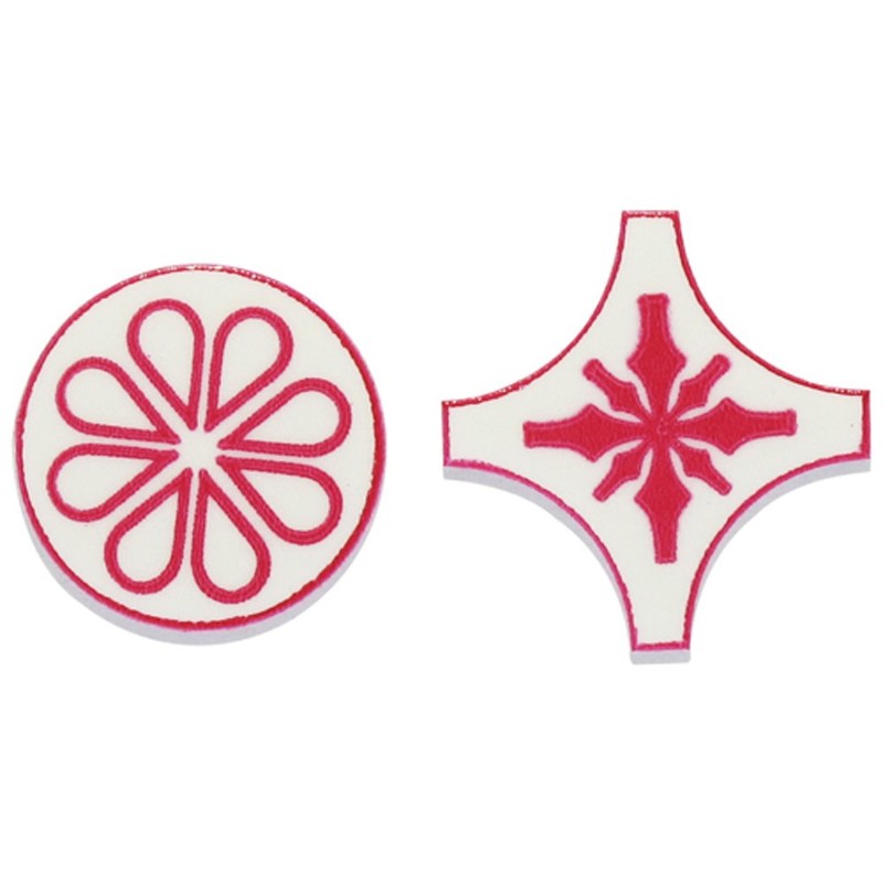 ミツヤ ワッポン 粘着ピン 166片入り 赤 WAP166-CJ-RD