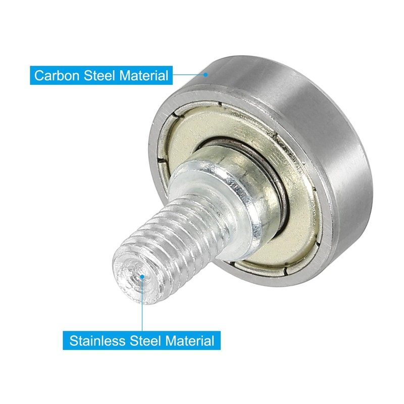 PATIKIL 19mm Drawer Rollers, 6 Pack Drawer Pulley Replacement Wheels