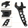 sourcing map Adjustable Wrench 7" AN3-AN16 Aluminum Alloy Plumbers Wrench