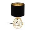 Eglo Carlton 2 Table lamp, 1-Flame Vintage lamp, Bedside lamp