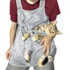 La La Pet® Adjustable Cat Apron Carrier with Holes Pet