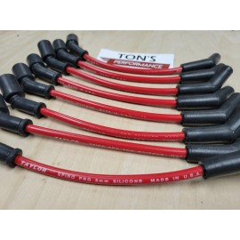 Ton's Performance / Taylor 11" RED Taylor LS High Performance Spark Plug Wire Set LS1 Spiro Pro GM TRUCKS