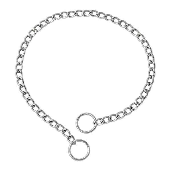 WePet Dog Chain Collar, Metal Slip Collar, Heavy Duty Choke