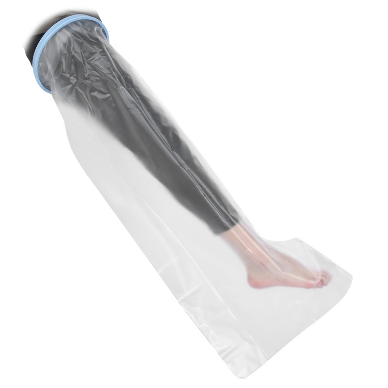 Adult Waterproof Leg Cast Cover Wound Fracture Bandage Dressing Protector