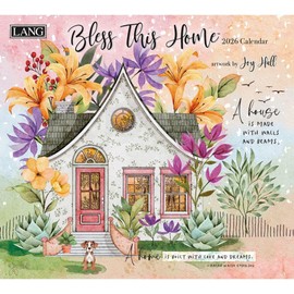 Lang, Bless This Home 2026 Wall Calendar, 13.4'' X 12'', 12-Month Calendar with Stapled Binding