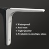 JUNEYE 4 Pcs Shelf Bracket Corner Brace Angle Bracket Shelf