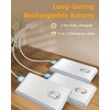 WILLED Stair Lights Indoor,Warm White Rechargeable Night Light,Wireless Motion Sensor