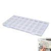 Fychuo 32 Grids Clear Mini Storage Box, Small Snack Box