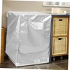 Operitacx Durable Washer Dryer Cover Dustproof Protective Cover for Washing