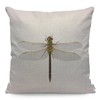 WONDERTIFY Dragonfly Cushion Cover Darner Dragonfly Clipping Path Decorative Throw
