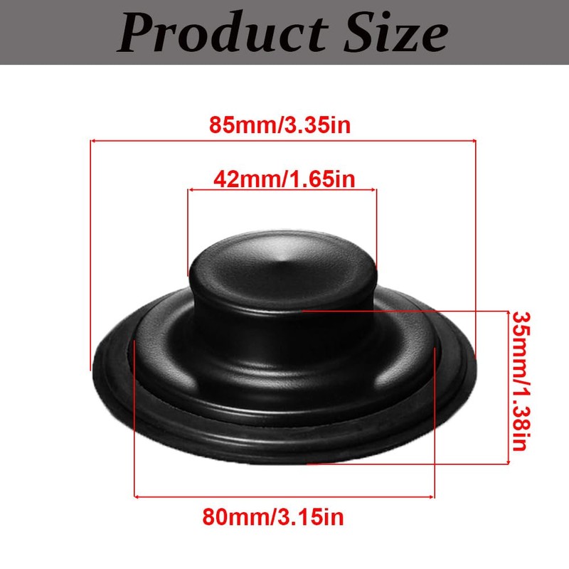 SEIWEI 2 Pcs Kitchen Sink Stopper, Stainless Steel Universal Sink