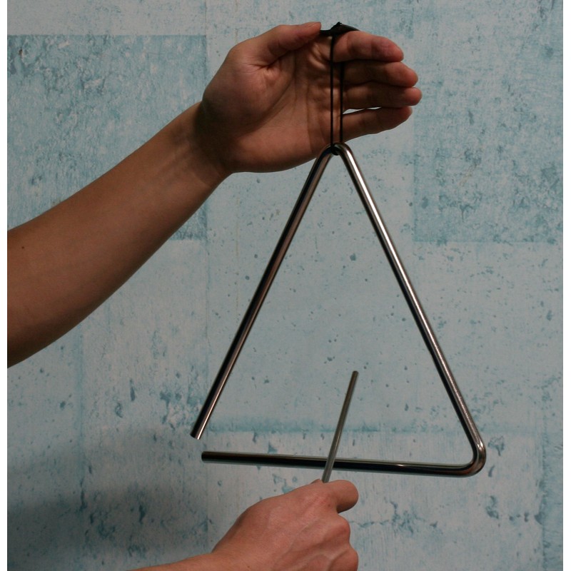 Kikutani T-15 Triangle 5.9 inches (15 cm) with Hitting Rod