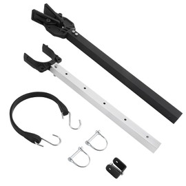 TRUCFUSION Adjustable Boat Transom Saver for Motor Engines, Roller Trailer Mounts, 23 to 35 in Boat Outboard Motor Support