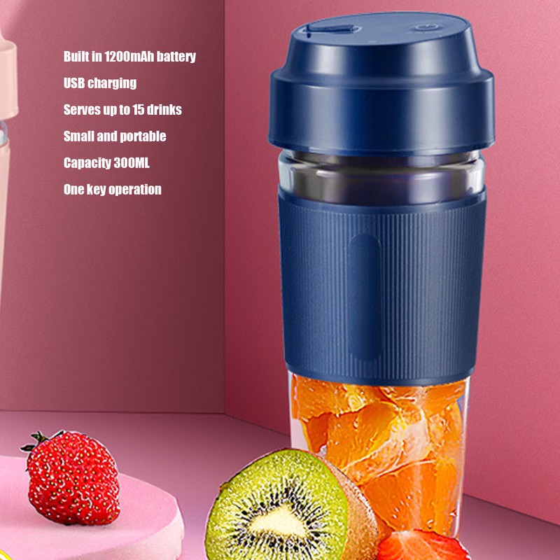Electric Juicer Cup 300ML 1200mAh Battery USB Charging Handheld Electric