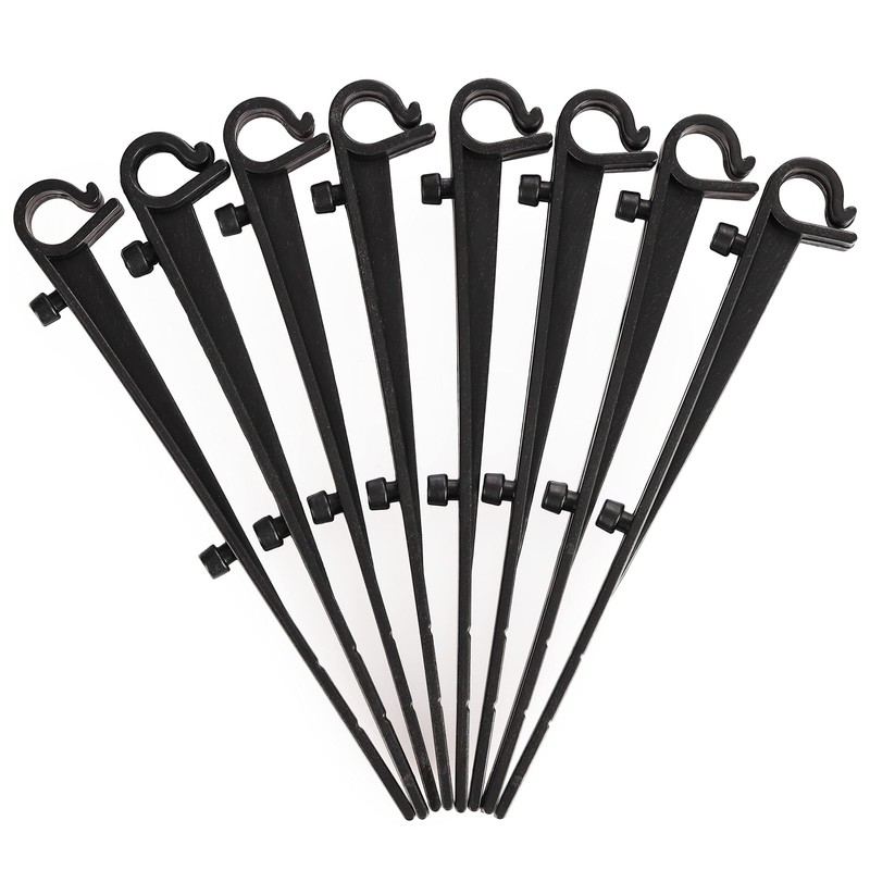 com-four® Gutter protection set 6 meters for house, carport, stable