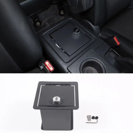 e-power-auto-Trim Console Storage Safe Lockbox Center Armrest Box For Toyota FJ Cruiser 2007-2014