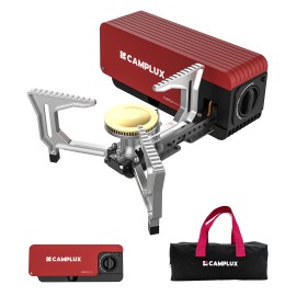 CAMPLUX Portable Butane Gas Stove, Cassette Camping Stove with Carry Bag Outdoor