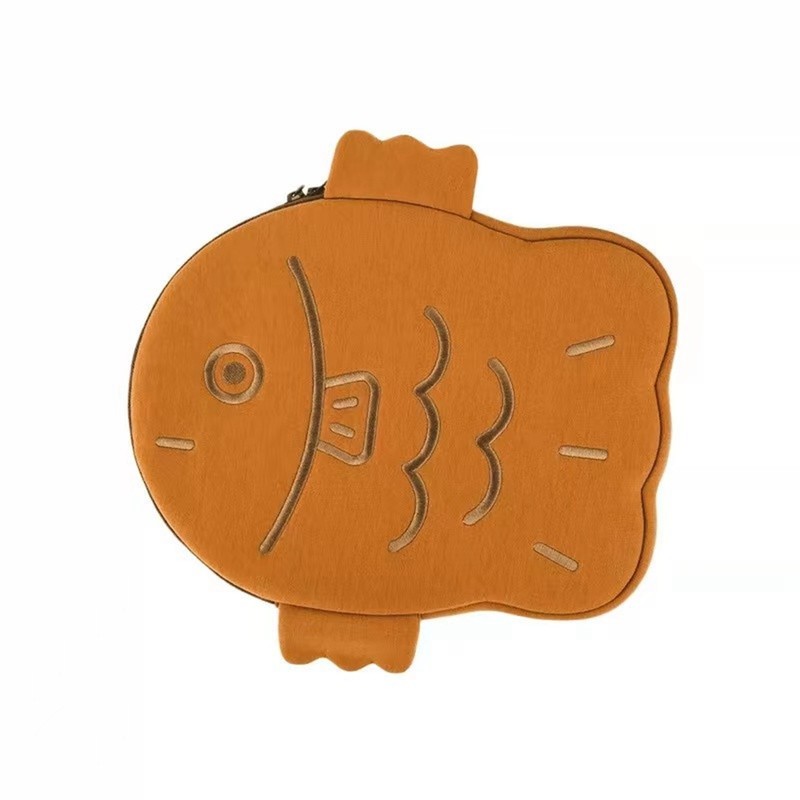Tablet Storage Bag Cute Taiyaki Appearance Tablet Sleeve Bag Shock