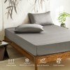 Wake In Cloud - 100% Bamboo Fitted Sheet Set, 3