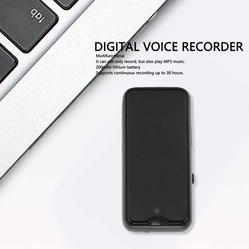 Digital Voice Recorder Portable Magnetic MP3 Player Recorder 200mAh Noise