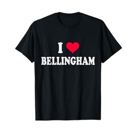 I Love Bellingham Red Heart T-Shirt