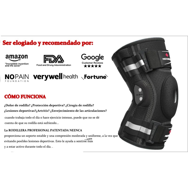 Rodillera Ortopedica Articulada,alivio Del Dolor,deportes