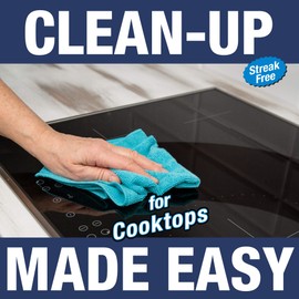MiracleSpray for Microwave and Cooktop, Easily Removes Food and Grime Buildup, Safe and Convenient Stove Top Cleaner, Great for Home and Kitchen Use - 16 Fl Oz