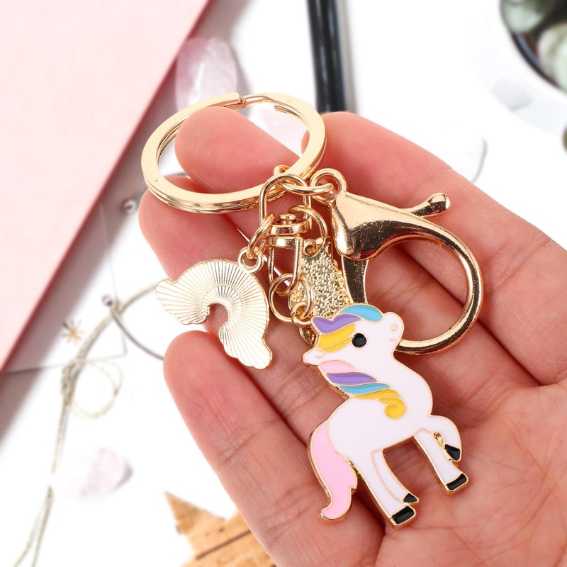 LIFKOME Llavero De Unicornio Adorable Con Encanto De Carro Y