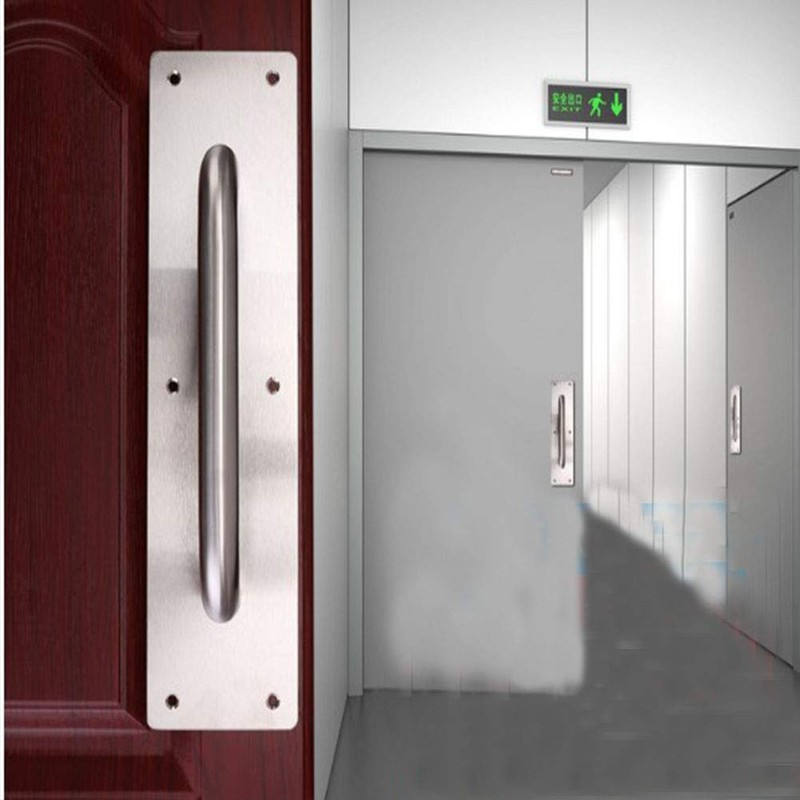 Tiberham Sliding Door Handle, Heavy Duty Stainless Steel Pull Push