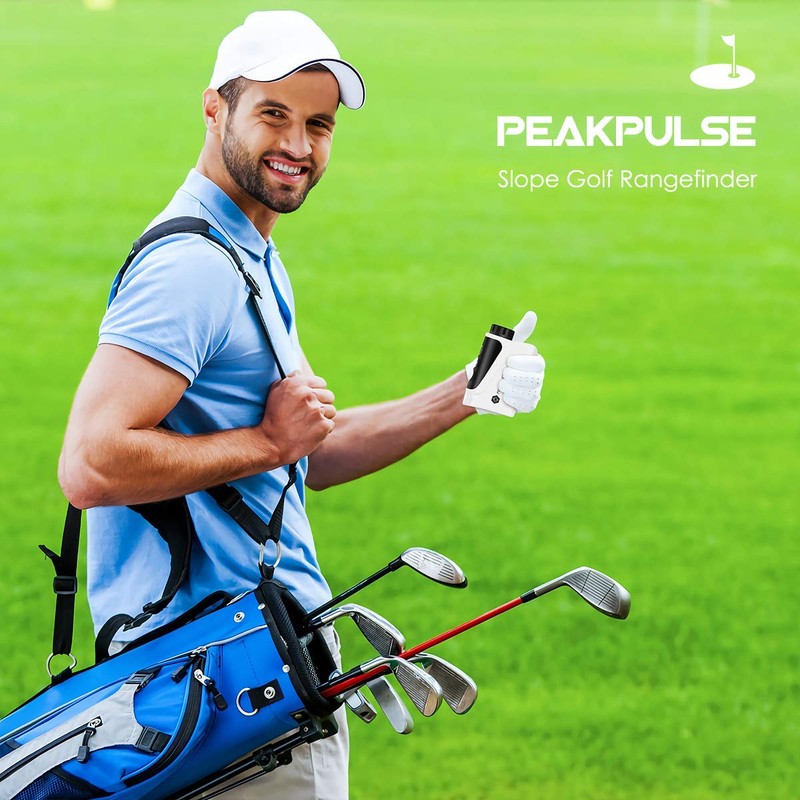 PEAKPULSE Golf Distance Meter, Laser Distance Meter, 6x Optical, Slope