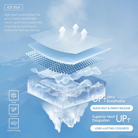 JOYSPELS Ice Silk Workout Tank Tops for Women Cool-Dry Sleeveless Loose Fit Yoga Shirts Athletic