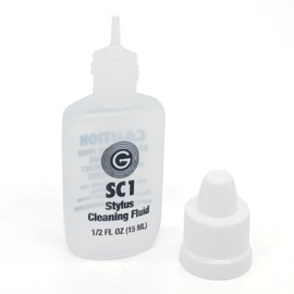 GrooveWasher SC1 Stylus Cleaning Fluid (15mL) | Easily Dissolve Grime from Record Player Cartridge Needles, Quick, Effective, Harmless Dirt & Dust Removal from Turntable Stylus