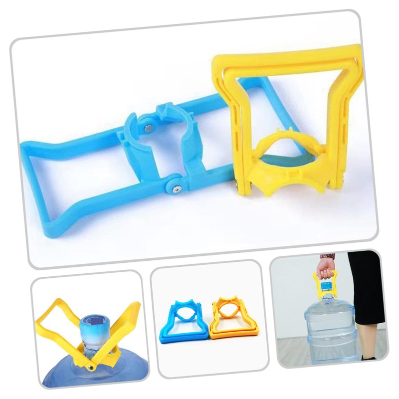 Zerodeko 2Pcs Heavy Duty Water Jug Lifter Ergonomic Bucket Carrier