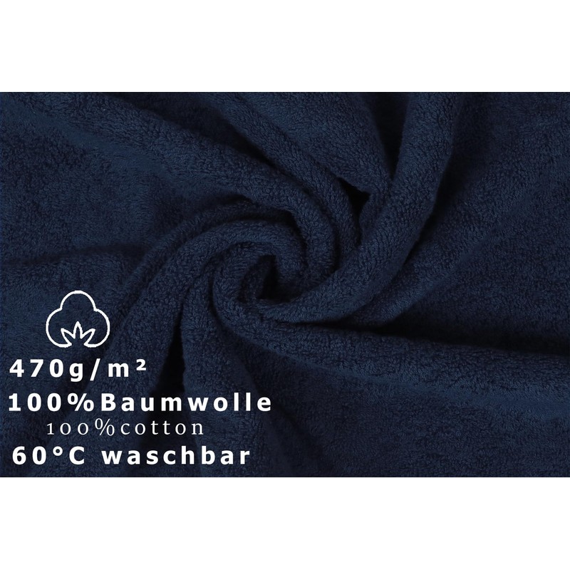 Wash Mitt Set 10 Pieces PREMIUM 100% cotton quality 470gsm,