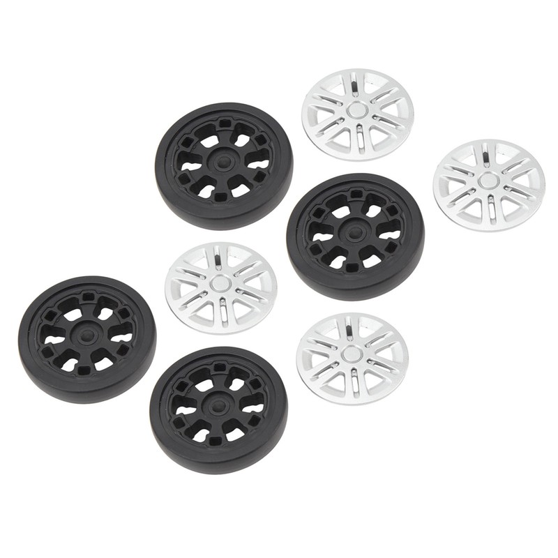 4 Pcs Suitcase Replacement Wheels Silent Rolling Universal Luggage Wheels