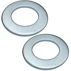 AERZETIX - C49145 - Set of 2 Flat Wider Washers - M36 Ø64mm H 4.7mm - Galvanised Steel - DIN 125 - for Wooden Structures