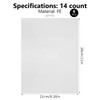 6 PCS Plastic Canvas Sheets, 14 Ct Plastic Mesh Fabric